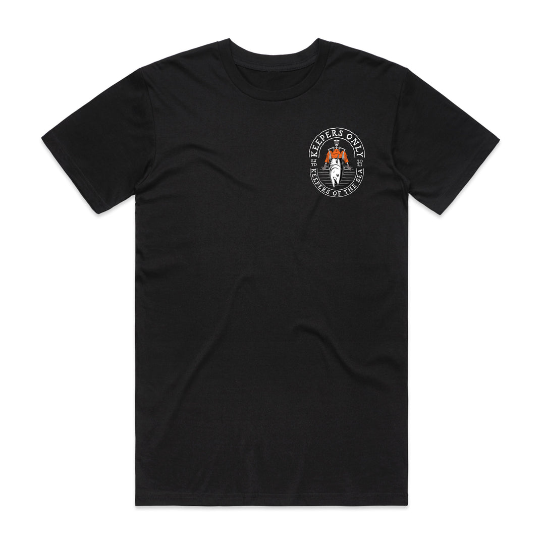 Tuna Slayer V2 Black T-Shirt – Keepers Only Co.