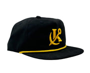 Anchored Rope Snapback - Black/Gold