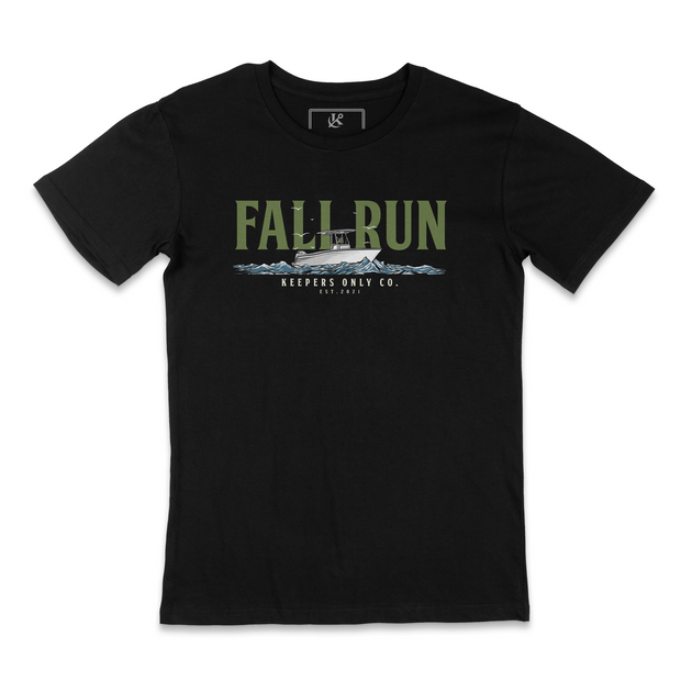 Fall Run Black T-Shirt