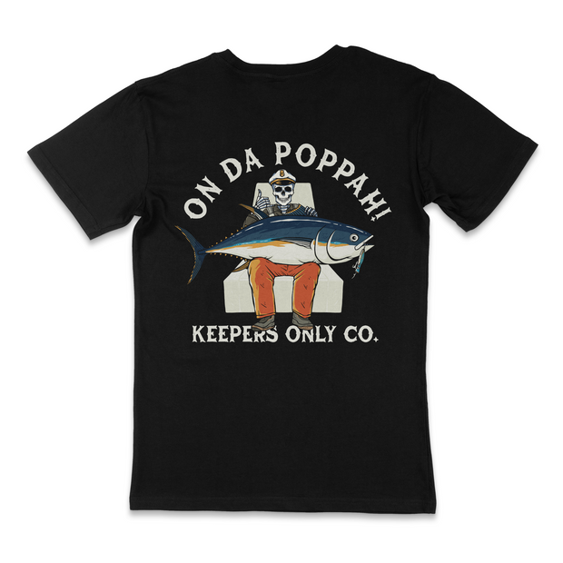 On Da Poppah! Black T-Shirt