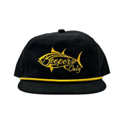 Stealth Rope Snapback - Black/Gold