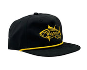 Stealth Rope Snapback - Black/Gold